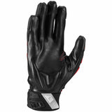 Nike D-Tack 6.0 gants de football américain - Red / Black / Metallic Chrome