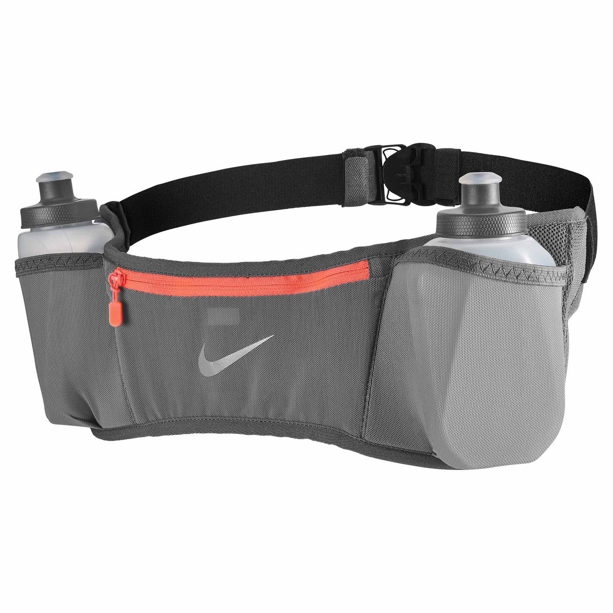 Nike Double Pocket Flask 20 oz 3.0 ceinture d'hydratation de course à pied Gris