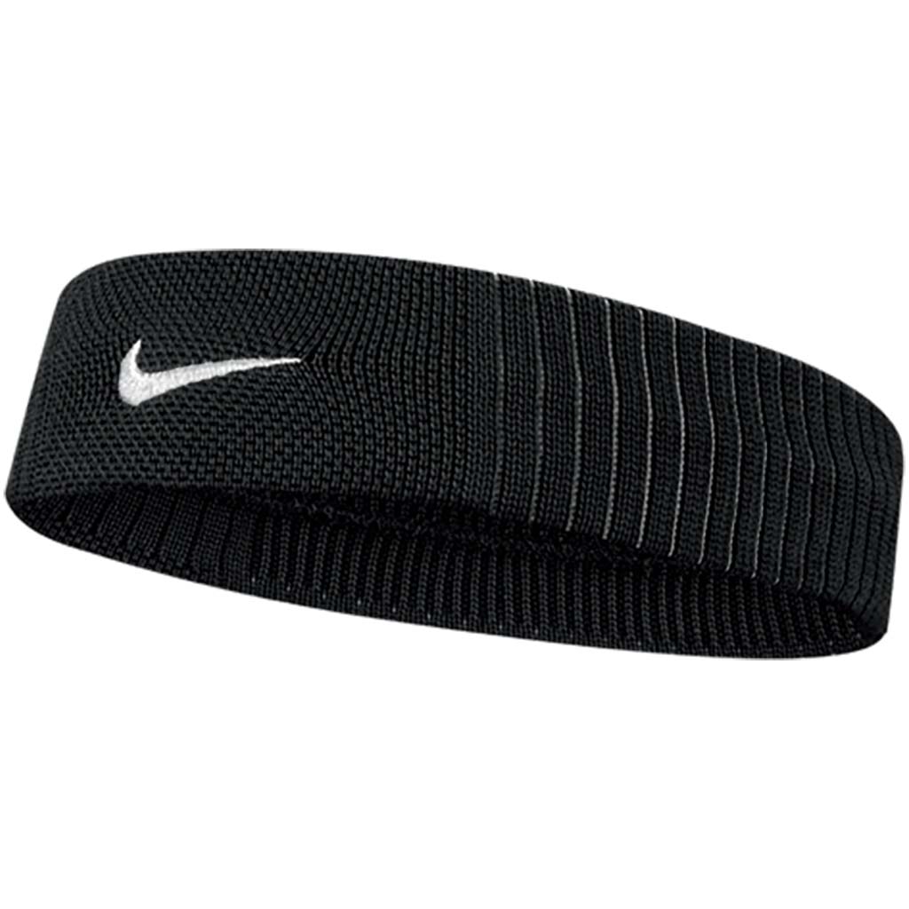 Nike Dri-Fit Reveal Headband bandeau sport unisexe noir blanc