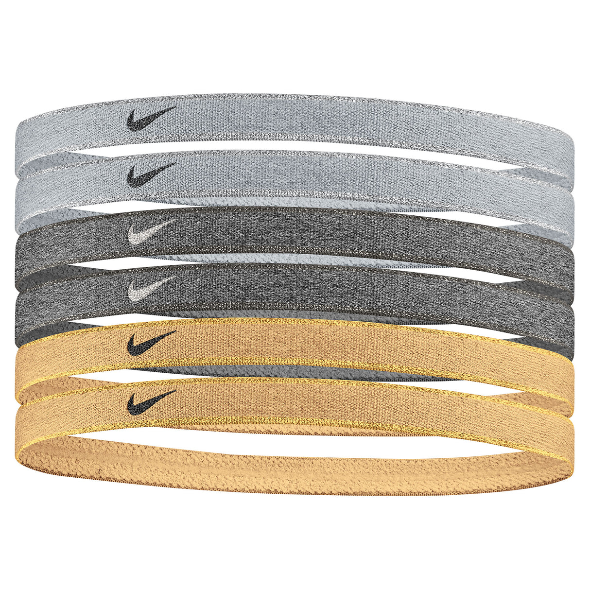 Nike Swoosh bandeaux sport pour cheveux paquet de 6