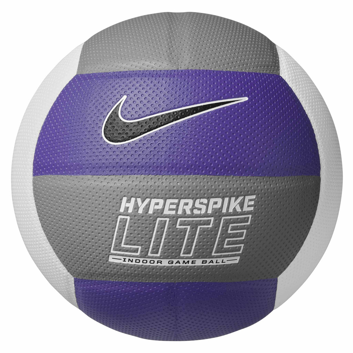 Nike Hyperspike Lite 12P ballon de volleyball d&#39;interieur - Electro Purple / Smoke Grey / White