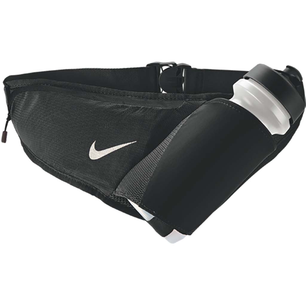 Nike 22oz ceinture d&#39;hydratation de course à pied noir argent