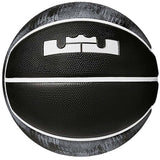 Nike LeBron Playground 4P ballon de basketball noir blanc