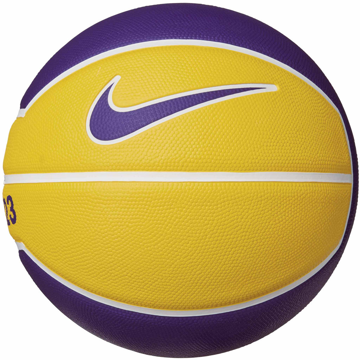 Nike LeBron Playground 4P ballon de basketball - Amarillo / White / Field Purple
