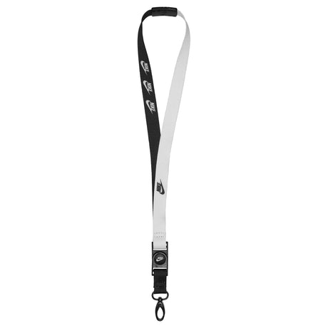 Nike Premium Lanyard cordons porte-clés - noir blanc imprimé