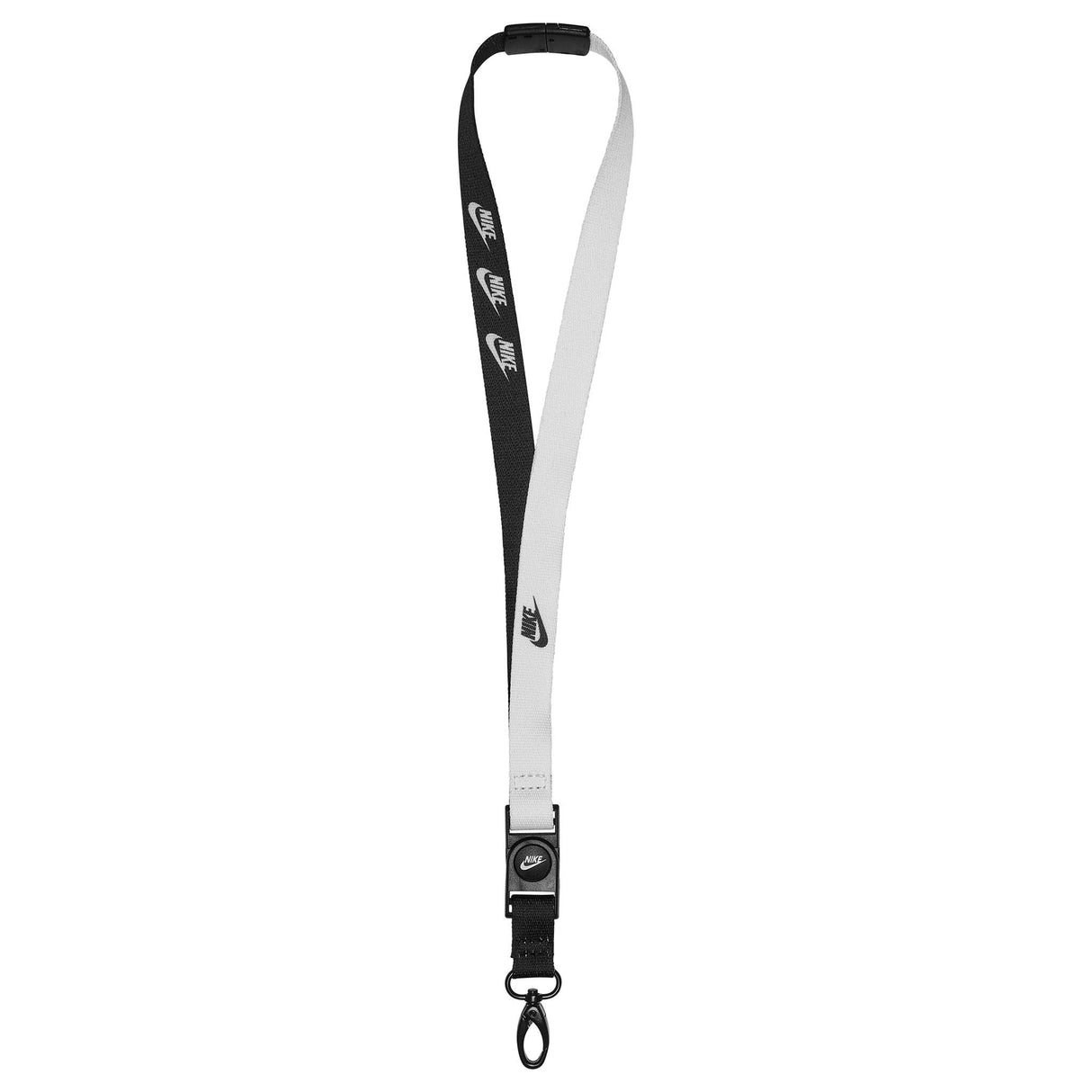 Nike Premium Lanyard cordons porte-clés - noir blanc imprimé