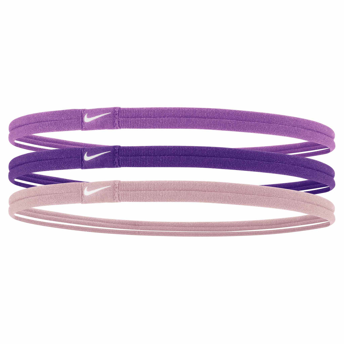 Nike Seamless Headbands 3pk bandeaux sport Pink Glaze/Violet Shock/Wild Berry