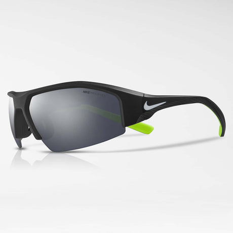 Nike Skylon Ace 22 lunettes de soleil sport noir argent flash lateral