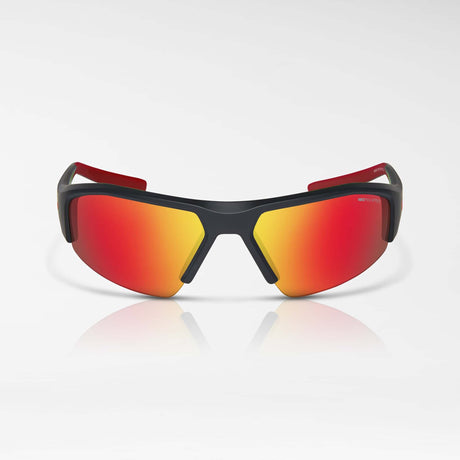 Nike Skylon Ace 22 lunettes de soleil sport noir mat rouge miroir face
