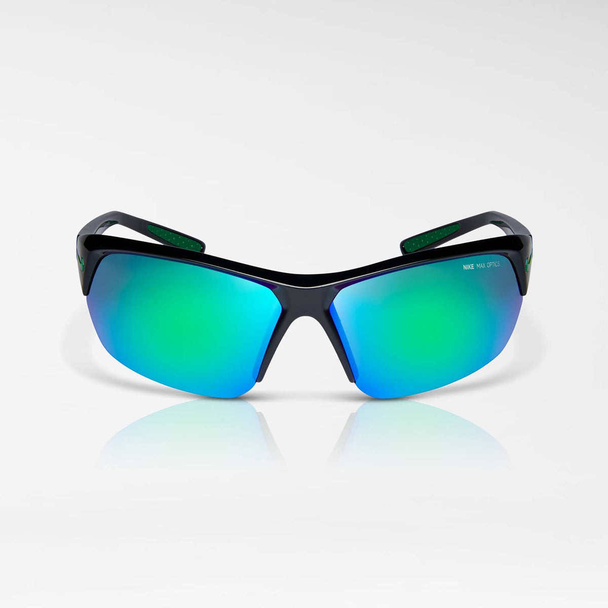 Nike Skylon Ace lunettes de soleil sport noir vert miroir face
