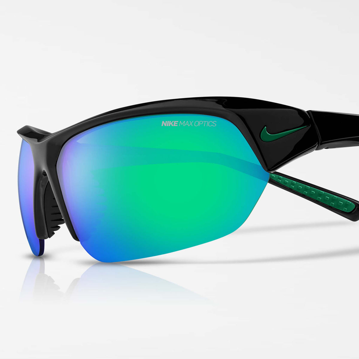 Nike Skylon Ace lunettes de soleil sport noir vert miroir verre