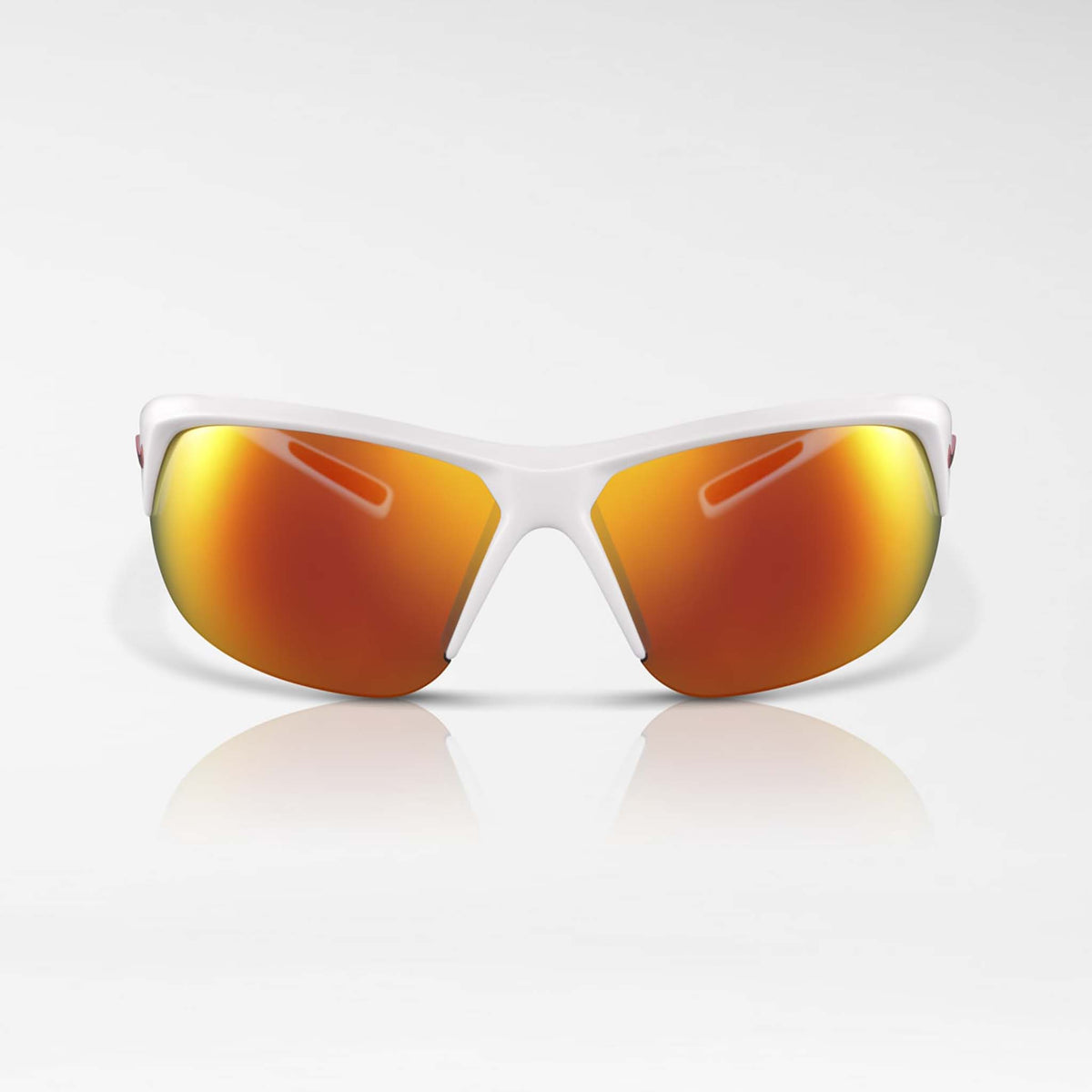 Nike Skylon Ace lunettes de soleil sport blanc gris rouge miroir face