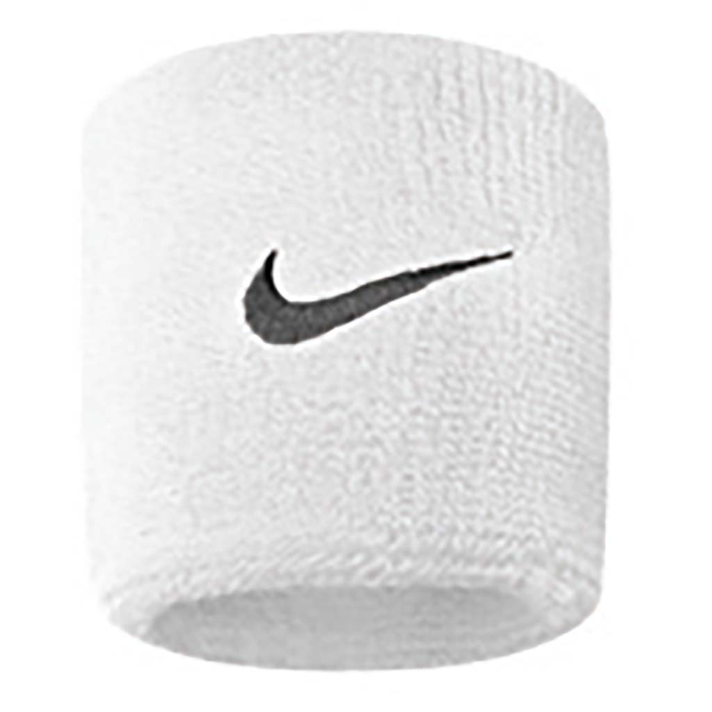 Nike Wristbands Swoosh blanc noir