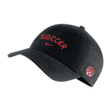 Team Canada Soccer Nike Swoosh casquette noire équipe nationale canadienne