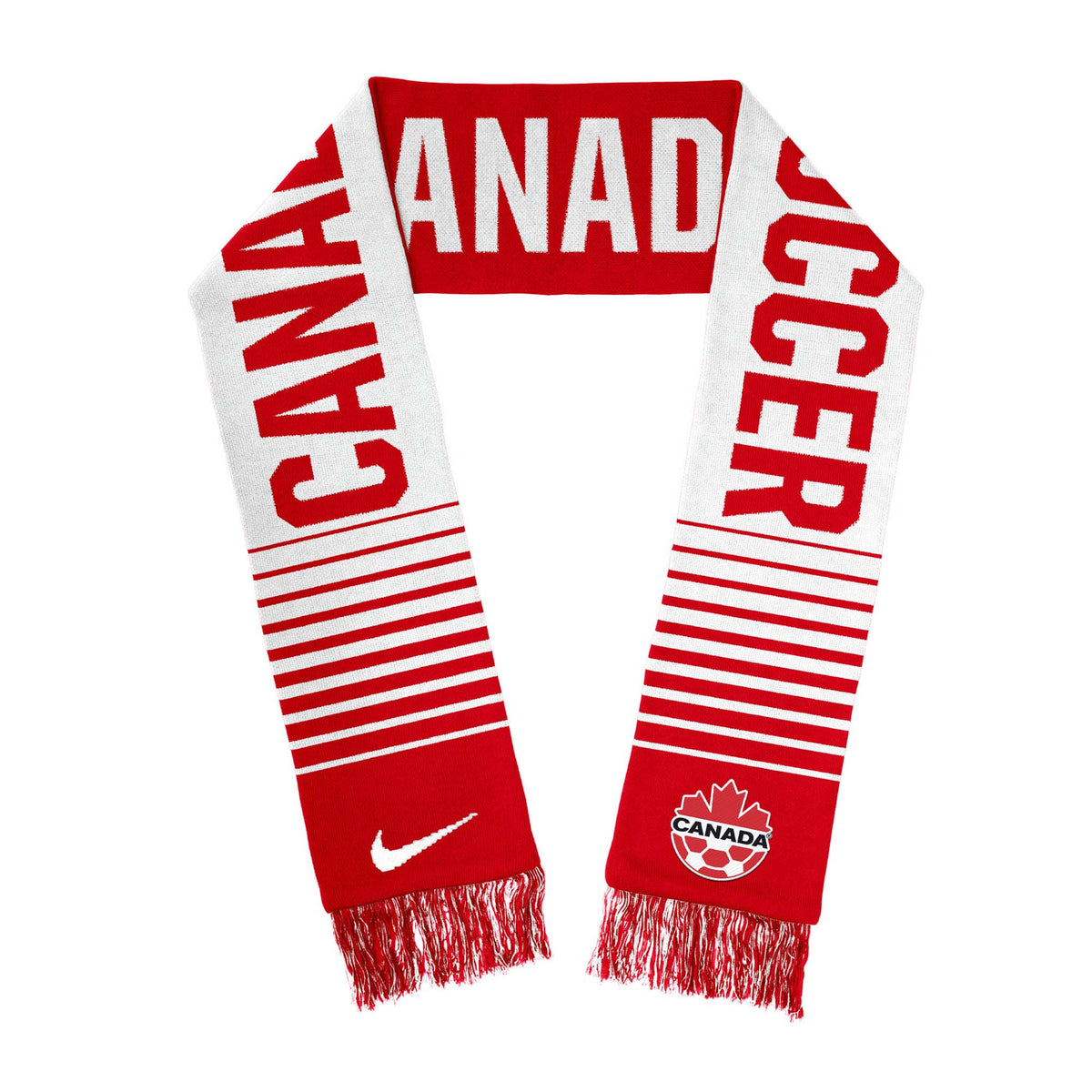 Team Canada Soccer foulard Nike équipe canadienne blanc rouge