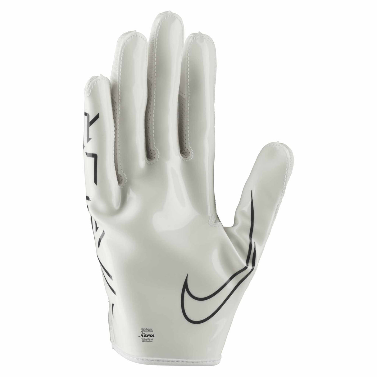 Nike Vapor Jet 7.0 FG gants de football américain - White / White / Black