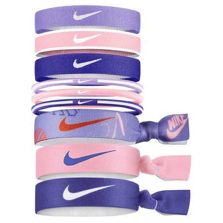 Nike Youth Mixed Ponytails attaches pour cheveux paquet de 9 - Purple Pulse / Arctic Punch / Lapis
