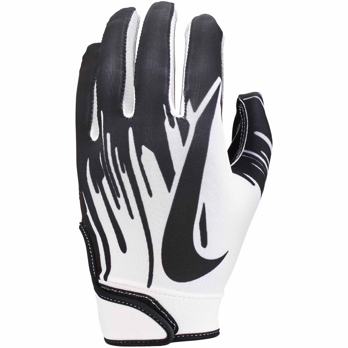 Nike Youth Shark FG gants de football américain - White / Black / Black
