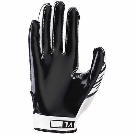 Nike Youth Shark FG gants de football américain - White / Black / Black