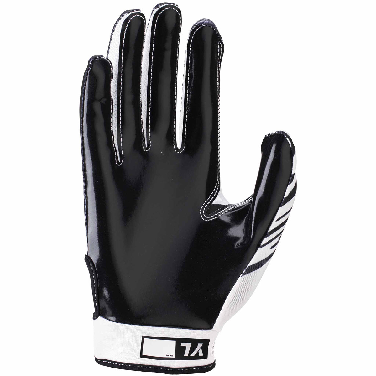 Nike Youth Shark FG gants de football américain - White / Black / Black