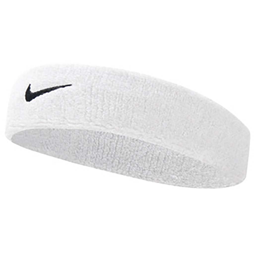 Nike Swoosh bandeau blanc noir
