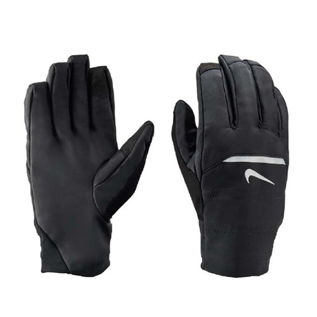 Nike Aeroshield gants de course à pied homme noir argent