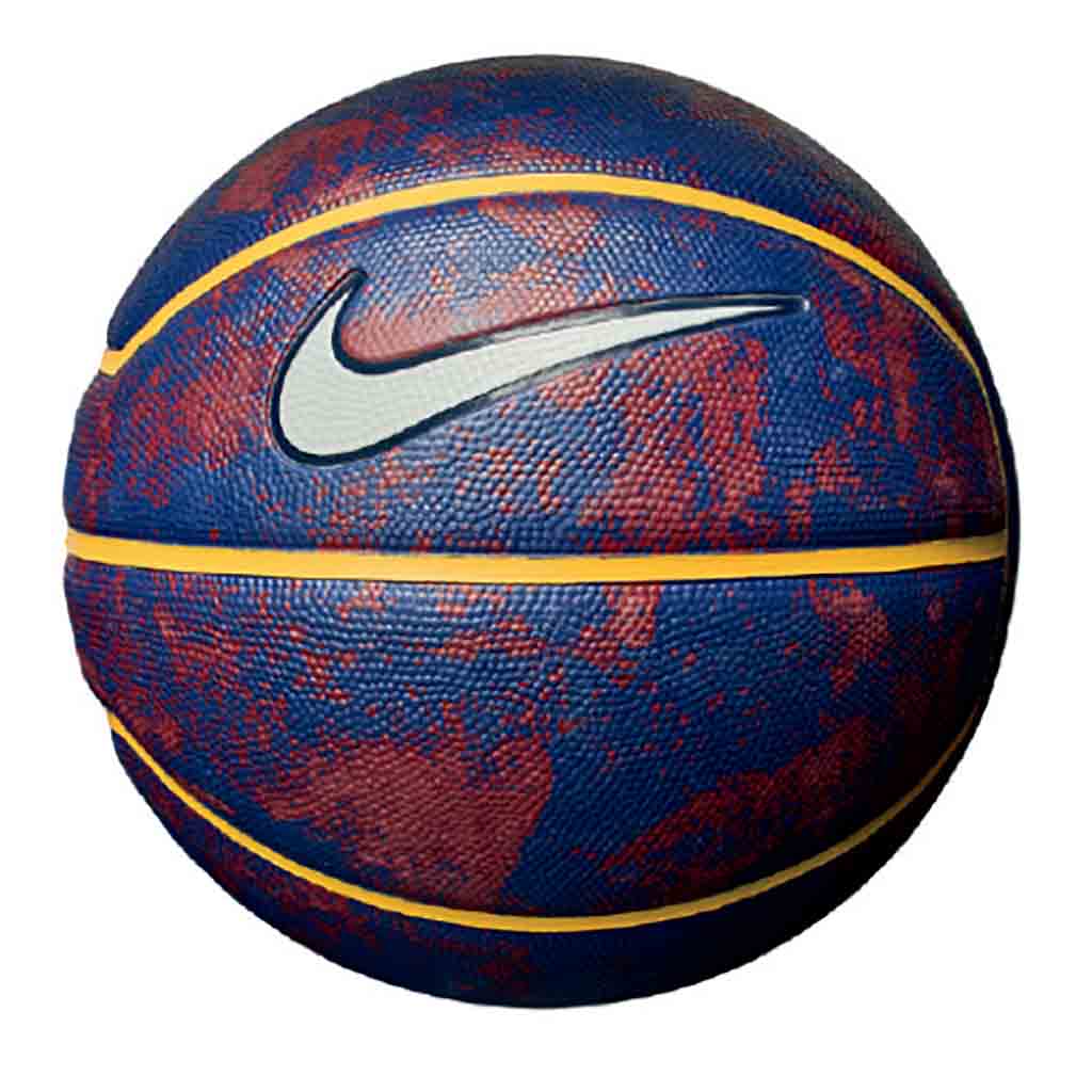 Nike LeBron Playground 4P ballon de basketball red vue dos