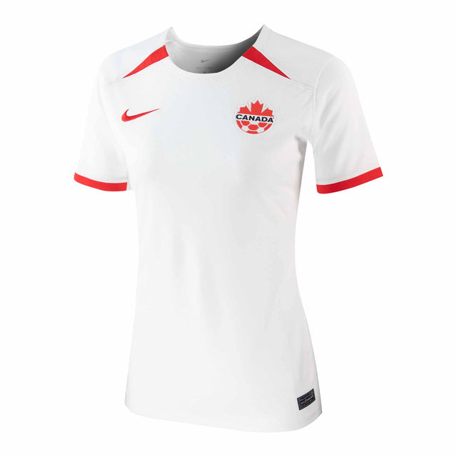 Nike Maillot blanc Nike équipe canadienne féminine de soccer 2023/24 pour femme