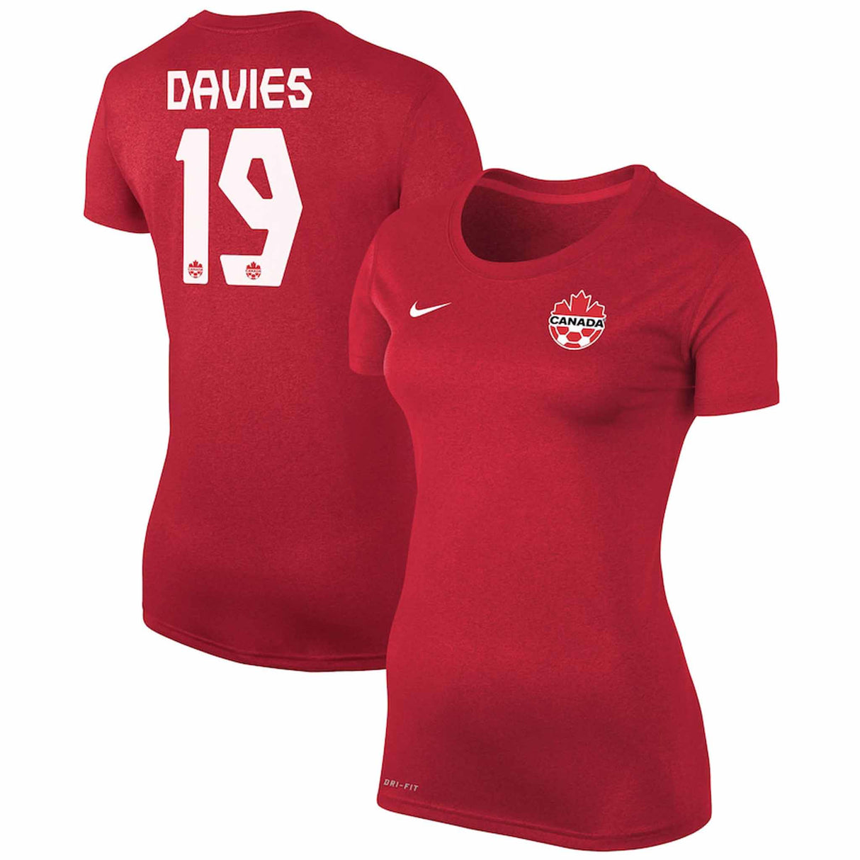 Nike Nike Canada Soccer Alphonso Davies Legend SS t-shirt de soccer femme
