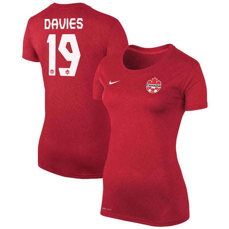 Nike Nike Canada Soccer Alphonso Davies Legend SS t-shirt de soccer femme