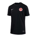 Nike Nike Canada Soccer Black Official Jersey de soccer 2021-22 pour enfants