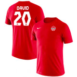 Nike Nike Canada Soccer Jonathan David Legend SS t-shirt de soccer homme