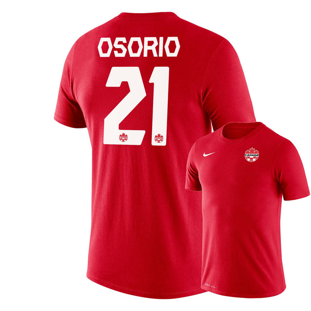 Nike Nike Canada Soccer Jonathan Osorio Legend SS t-shirt de soccer homme