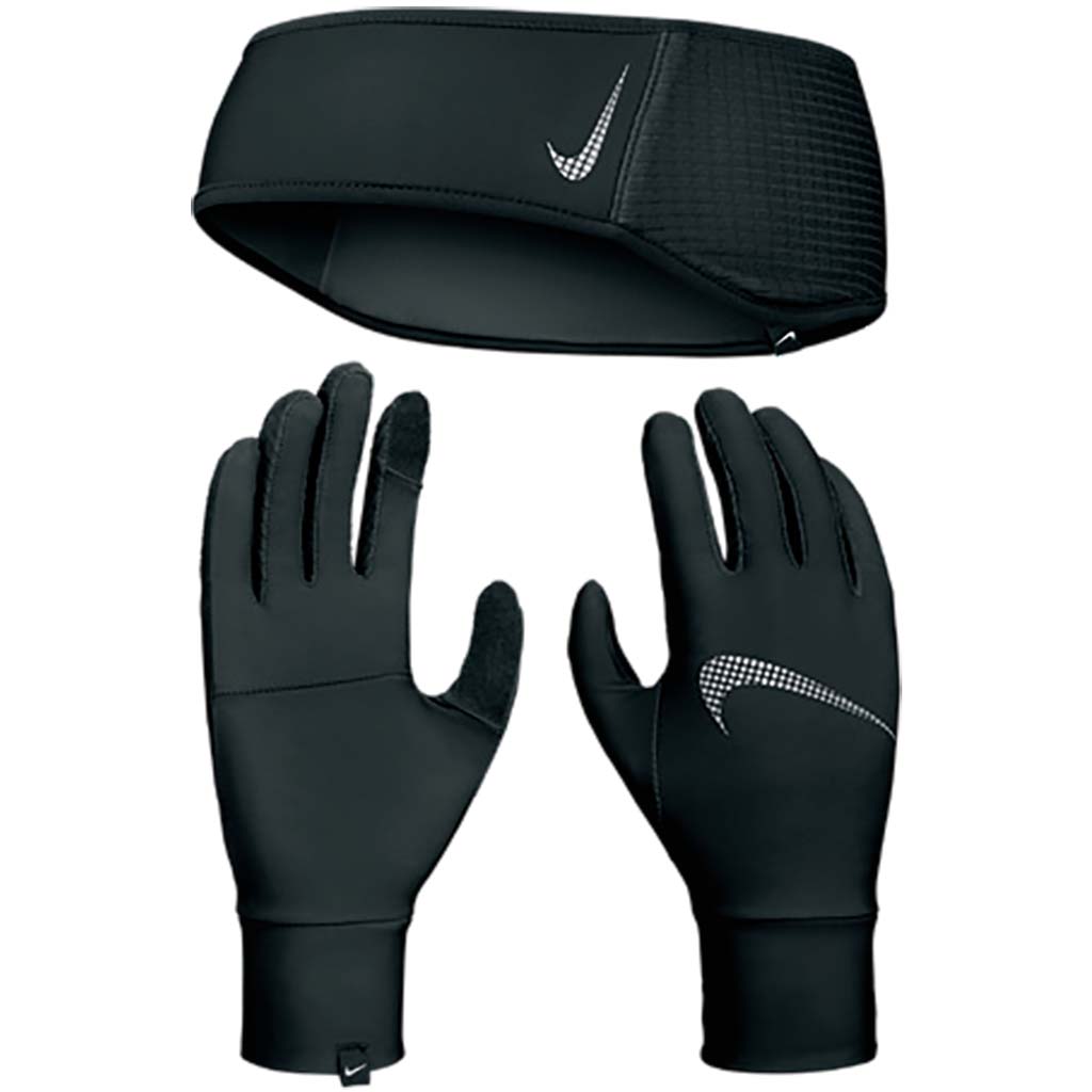 Nike Nike Essential bandeau et gants de course a pied femme