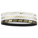 Nike Nike Metallic 3.0 bandeaux pour cheveux paquet de 3