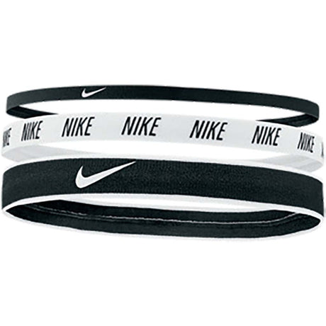 Nike Nike Mixed Width Hairbands 3pk bandeaux sport pour cheveux tailles variables