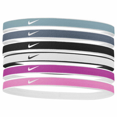 Nike Nike Tipped Swoosh 6pk 2.0 bandeaux sport pour cheveux