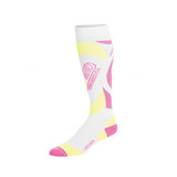 EC3D Twist bas de compression récupération sport rose blanc