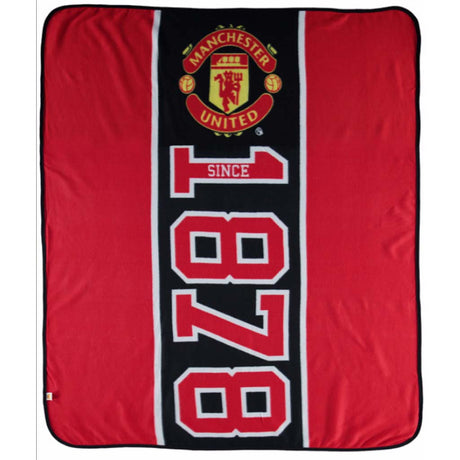 Oracle Trading Manchester United FC couverture laine polaire fan de soccer