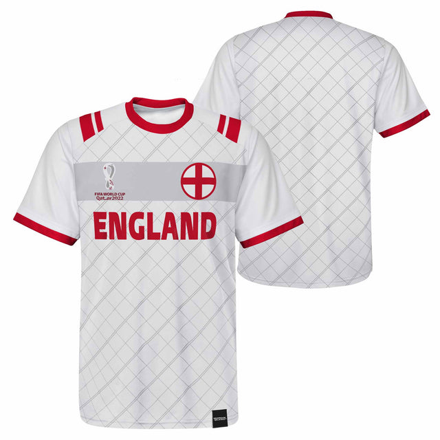 Outerstuff Maillot de soccer Classic 1 Jersey Angleterre Coupe du Monde 2022