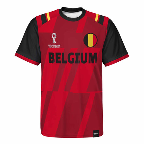 Outerstuff Maillot de soccer Classic 1 Jersey Belgique Coupe du Monde 2022