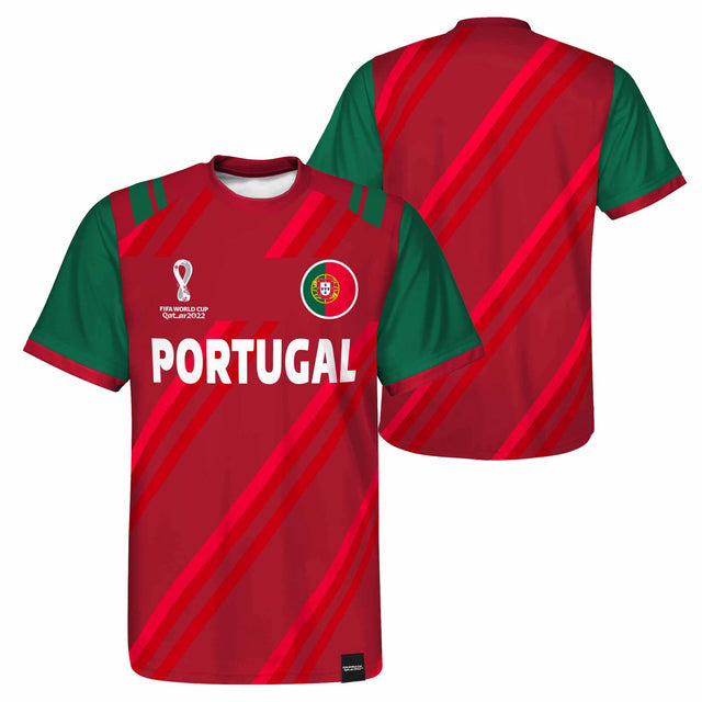 Outerstuff Maillot de soccer Classic 1 Jersey Portugal Coupe du Monde 2022