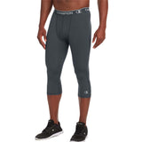 Champion Power Flex baselayer legging de compression sport 3/4 gris pour homme
