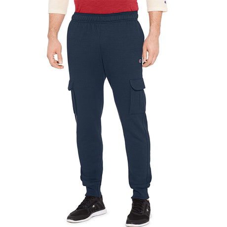 Champion Powerblend Fleece pantalon cargo pour homme bleu marine