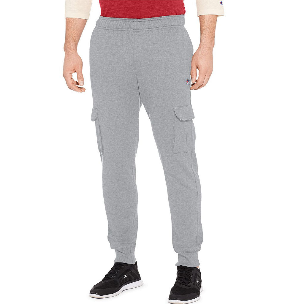 Champion Powerblend Fleece pantalon cargo pour homme gris oxford