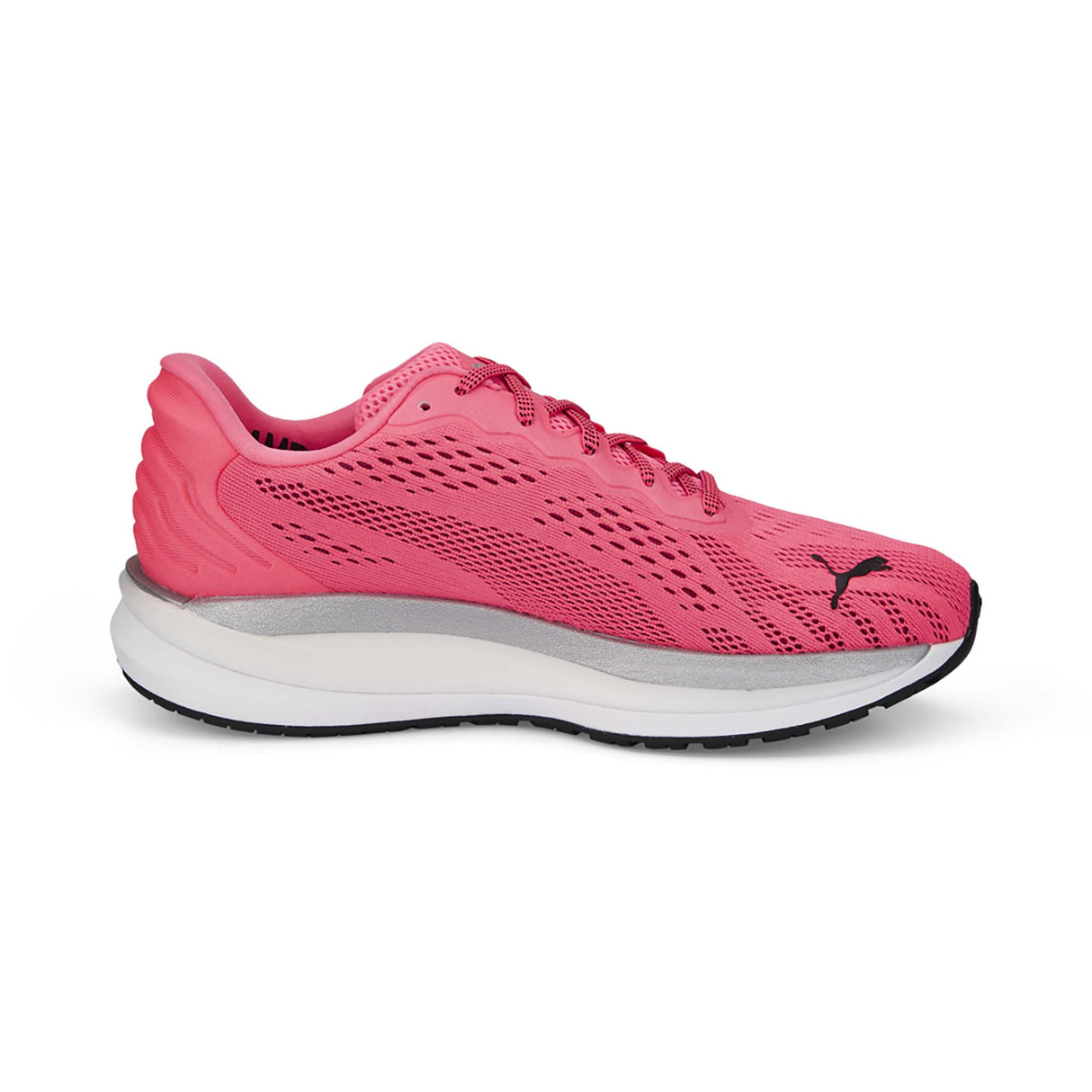 Puma Magnify Nitro Surge running rose noir pour femme lateral