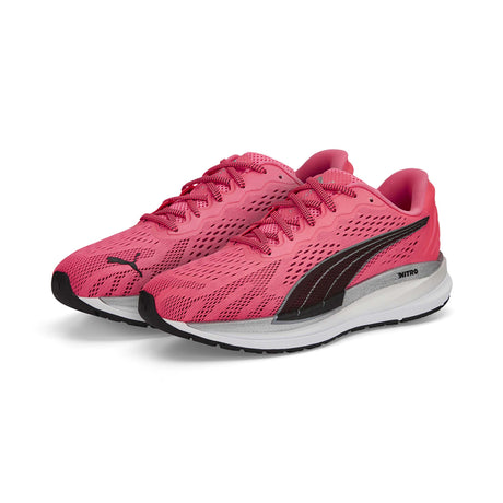 Puma Magnify Nitro Surge running rose noir pour femme paire