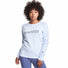 Champion Powerblend Classic Crew Block Logo chandail molletonné pour femme Collage Blue