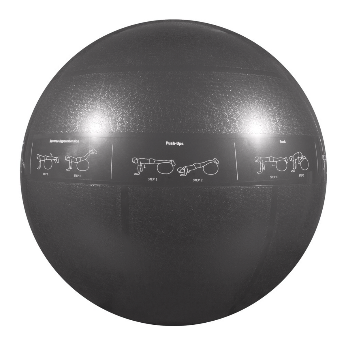 GoFit Pro Stability ballon d&#39;exercice et stabilité gris 75 cm