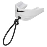 Nike Alpha MG Protecteur buccal sport blanc noir attache casque